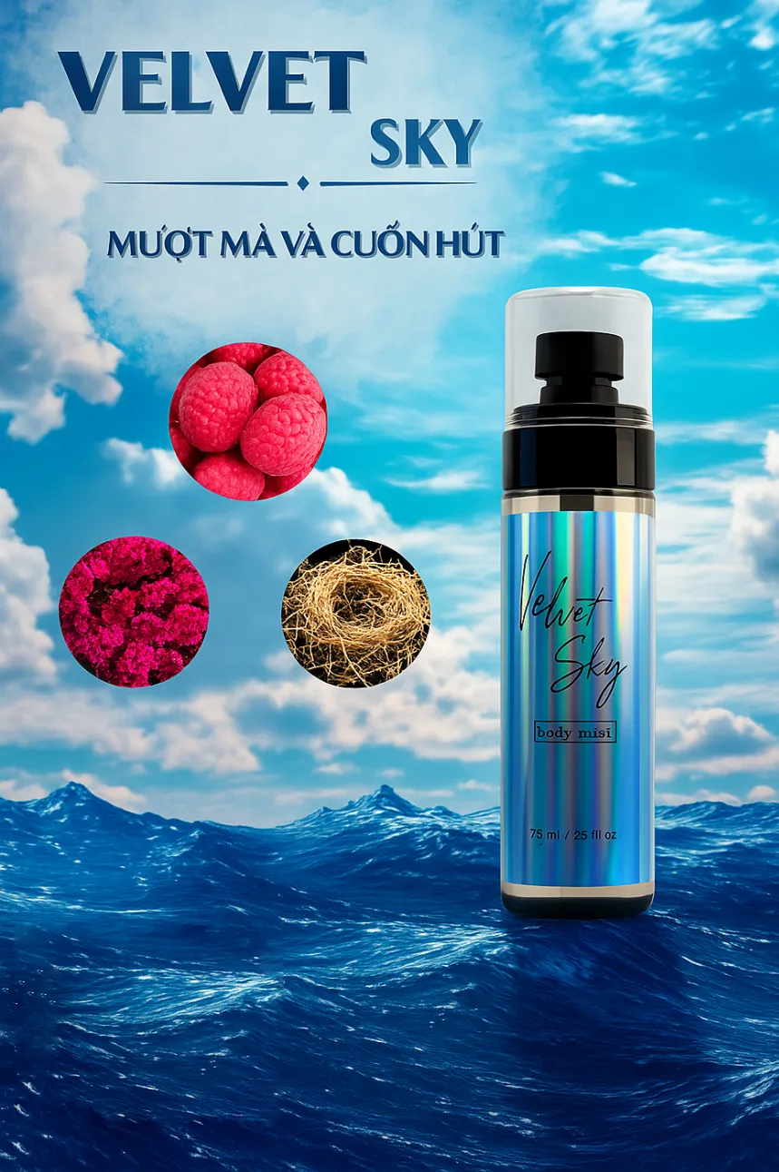 Bodymist dành cho nữ trưởng thành - Velvet Sky